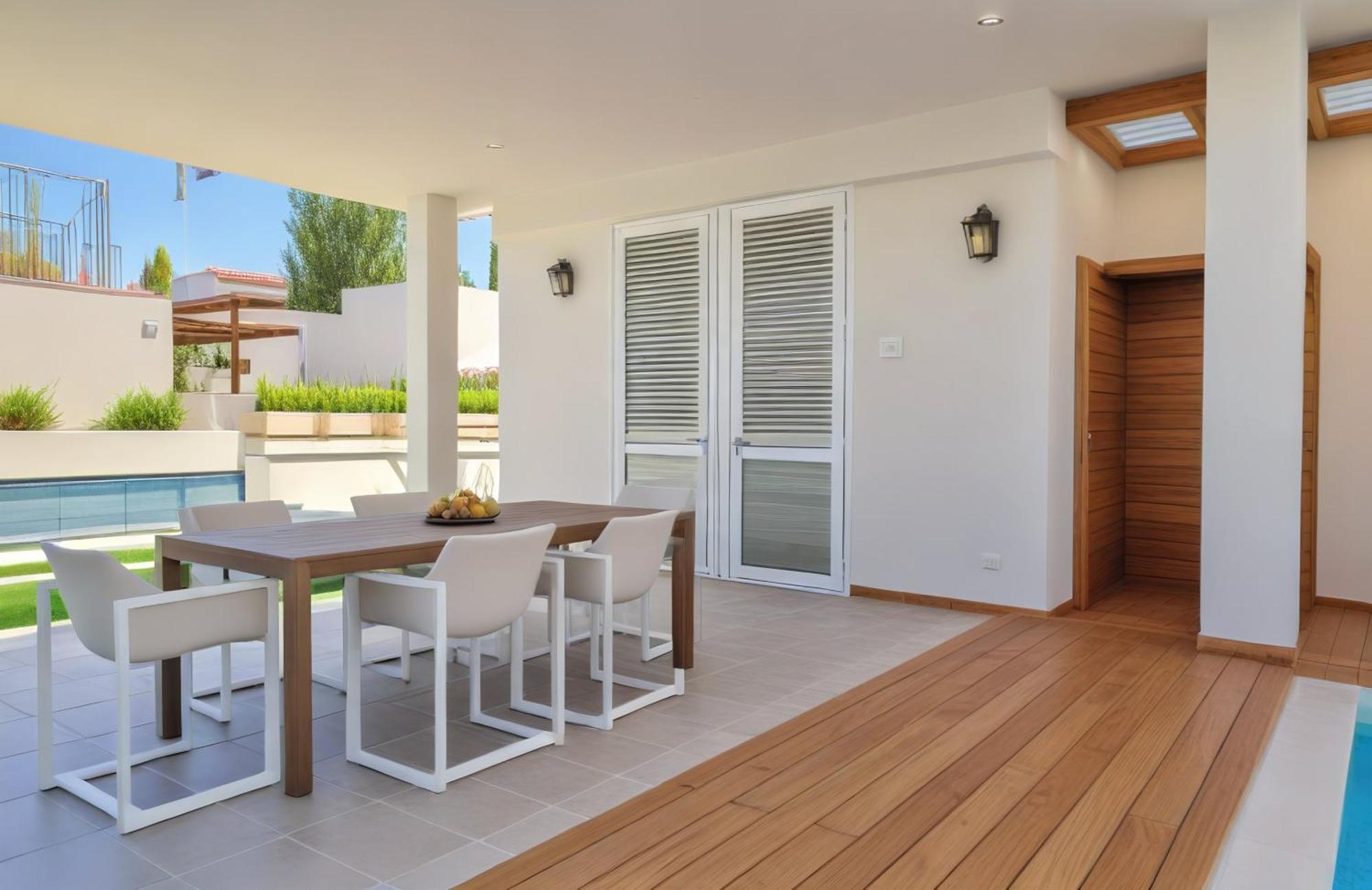 Seaview Luxury Villa Jacuzzi & Pool! 2 Min Beach Protaras Exterior photo