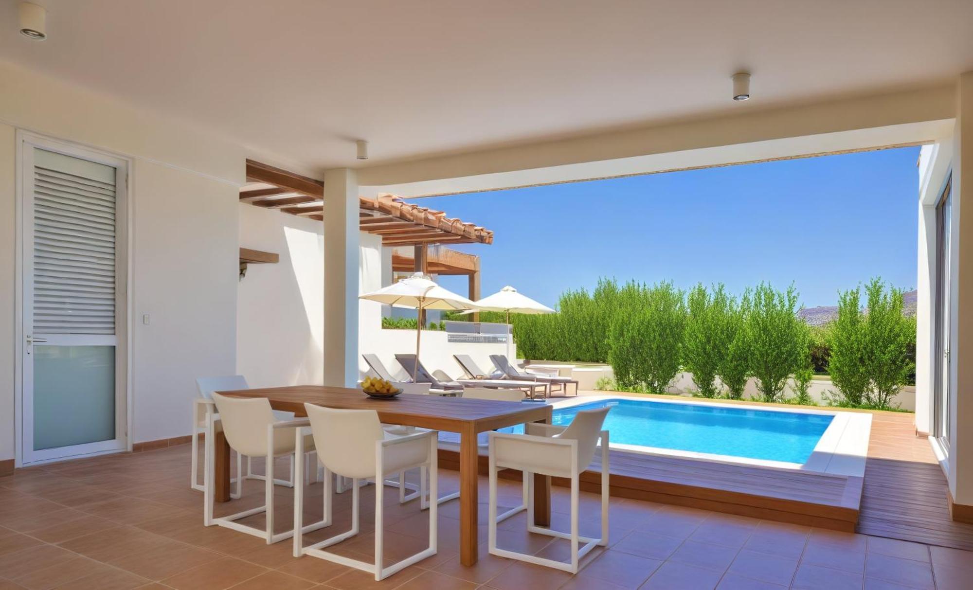 Seaview Luxury Villa Jacuzzi & Pool! 2 Min Beach Protaras Exterior photo